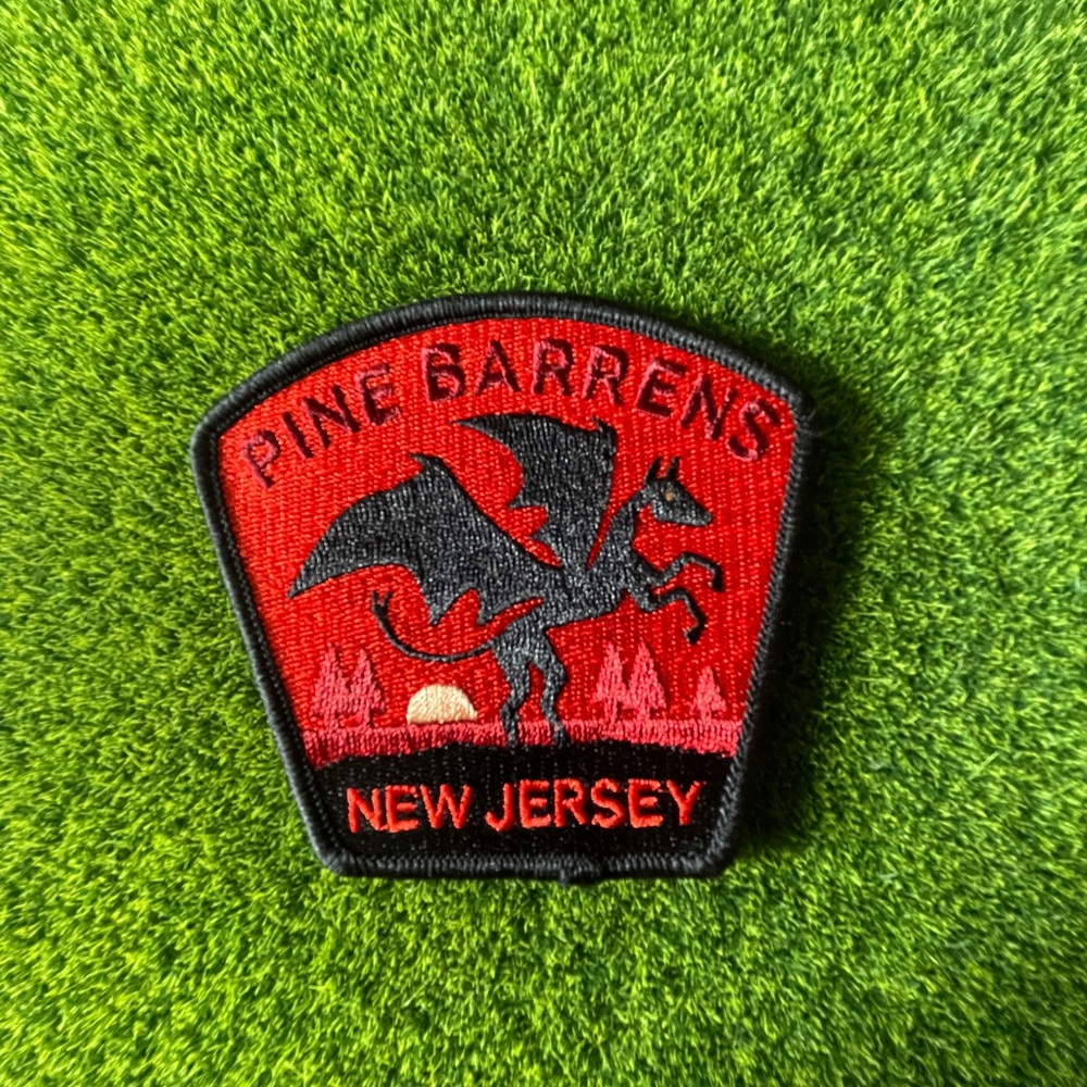 Pine Barrens New Jersey Embroidered Iron On Patch